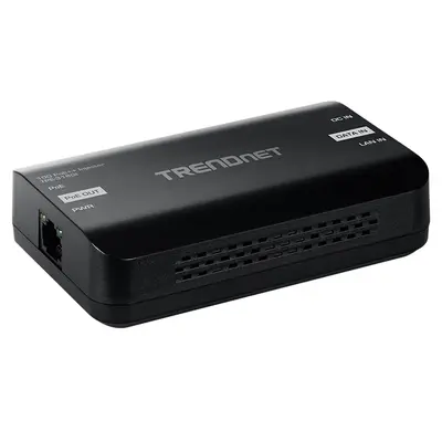 TPE-318GI TRENDnet Single Port 10GBaseT GbE RJ-45 PoE++ Power over Ethernet Injector