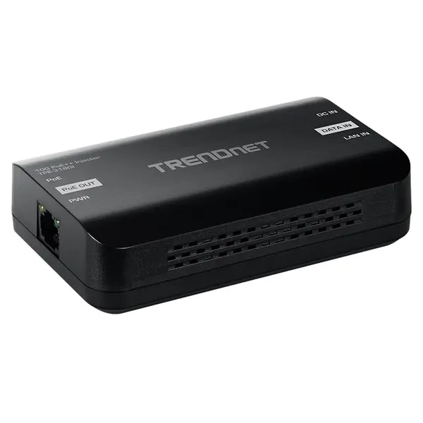 TPE-318GI TRENDnet Single Port 10GBaseT GbE RJ-45 PoE++ Power over Ethernet Injector