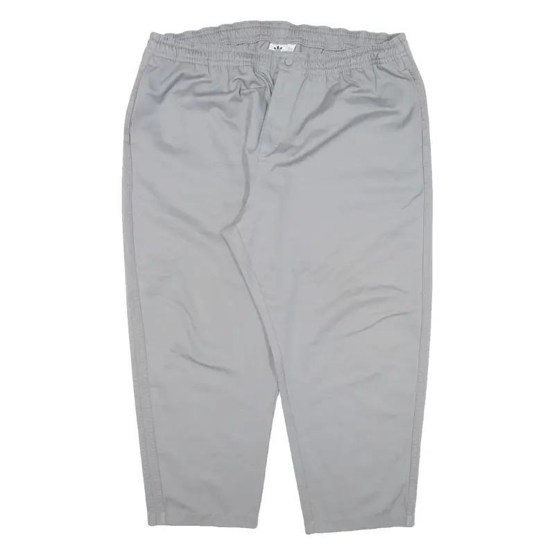 ADIDAS Mens Trousers Grey Relaxed Straight W40 L25