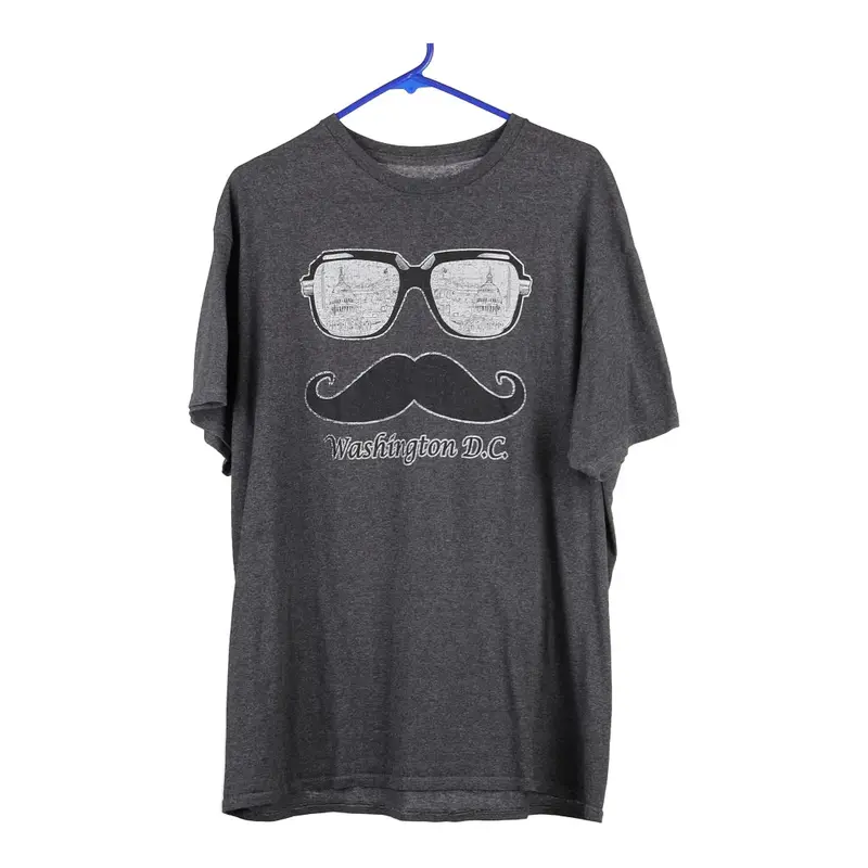 Washington D.C. Unbranded Graphic T-Shirt - Large Grey Cotton