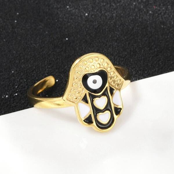 304 Stainless Steel Adjustable Cuff Rings