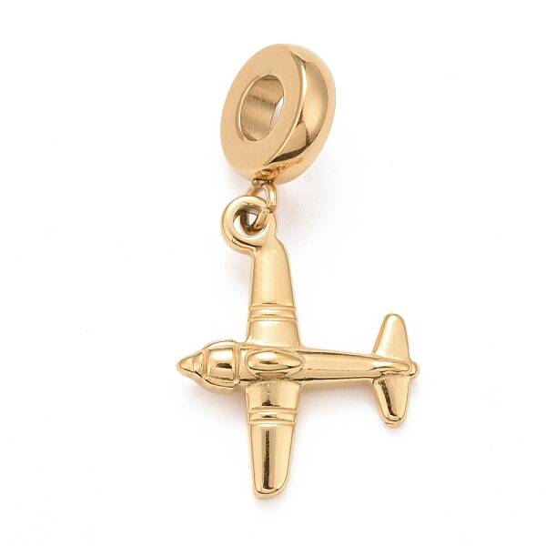 304 Stainless Steel European Dangle Charms