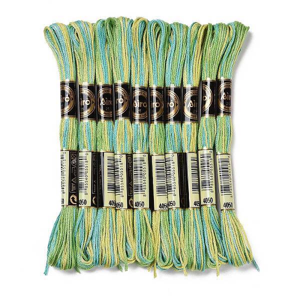 10 Skeins 6-Ply Polyester Embroidery Floss