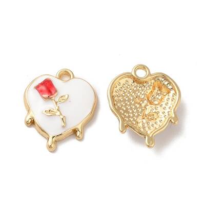 Rack Plating Alloy Enamel Pendants