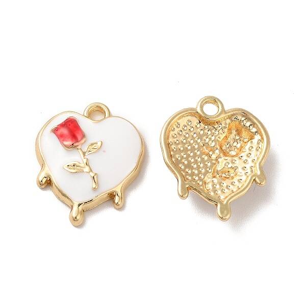 Rack Plating Alloy Enamel Pendants
