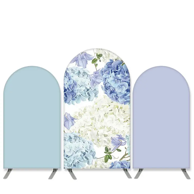 Aperturee Boho Theme Purple Blue Floral Wedding Arch Backdrop Kit | Chiara Arch Backdrop Diy | Chiara Wall Backdrop Diy | Diy...