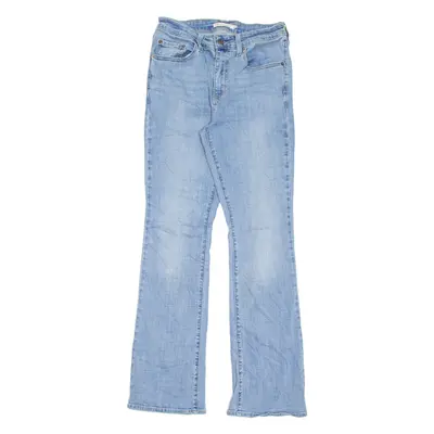 LEVI'S High Rise Womens Jeans Blue Regular Bootcut Stone Wash W28 L31