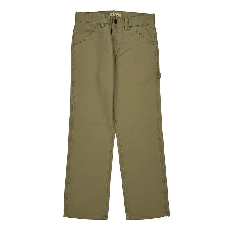Blue Mountain Carpenter Trousers - 30? Waist Khaki Cotton