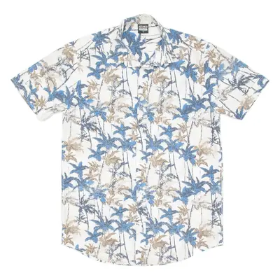 ACCANTO Mens Shirt Blue Floral S