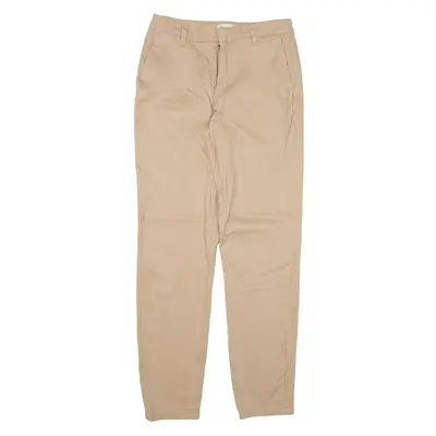 ONLY Trousers Beige Regular Tapered Womens W26 L28