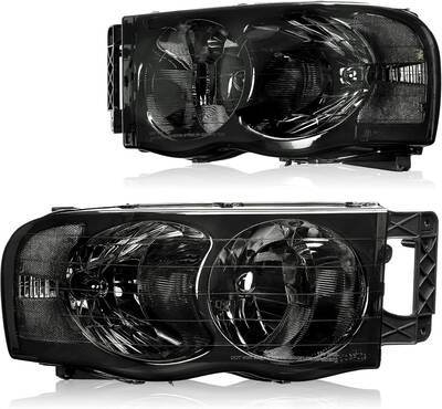 YITAMOTOR® Headlights Assembly Replacement Compatible with 2002 2003 2004 2005 Dodge Ram 1500 Pickup 03 04 05 Dodge Ram 2500...