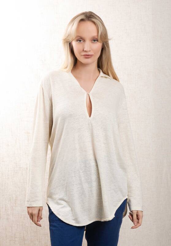 Shirt S4-12 Ecru | Color: ECRU | Size: 2-M