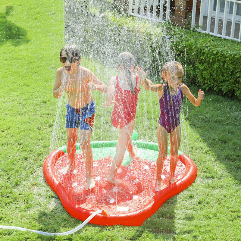 Children's Water Spray Mat Watermelon Water Spray Mat | Color: Strawberry Water Spray Mat