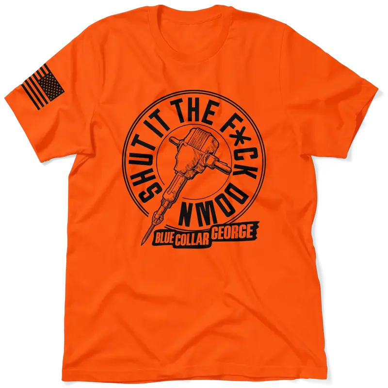 Blue Collar George Shut It - Safety T-Shirt