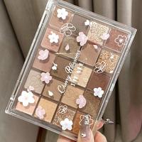 20 Colors Eyeshadow Palette, Matte and Glitter Shimmering Eye Shadow Makeup Palette, High Pigmented Colorful Eye Makeup Produ...