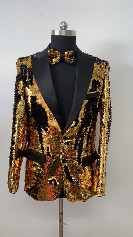 Mens Gold Blazer