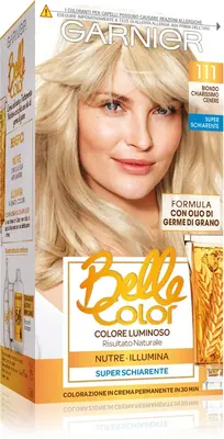 Garnier Belle Color Belle Color permanent hair dye color Very Light Ash Blonde Naturale