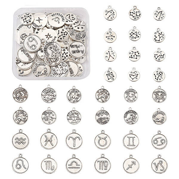 3 Sets 3 Styles Tibetan Style Alloy Pendants
