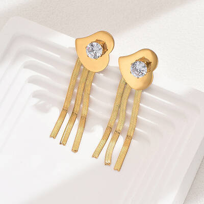 Fashionable Vintage Tassel Stud Earrings for Women