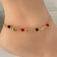 18k Gold Anklets and Bracelets Stones, Water Resistant Hypoallergenic, Nickel Free, High Quality Everyday Wear