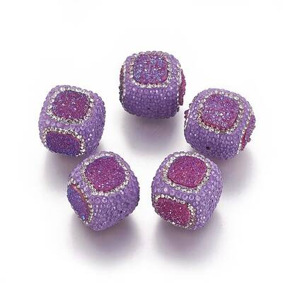 Natural Druzy Agate Beads