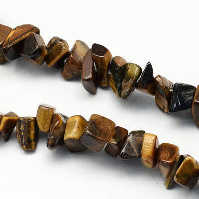 Natural Tiger Eye Stone Bead Strands