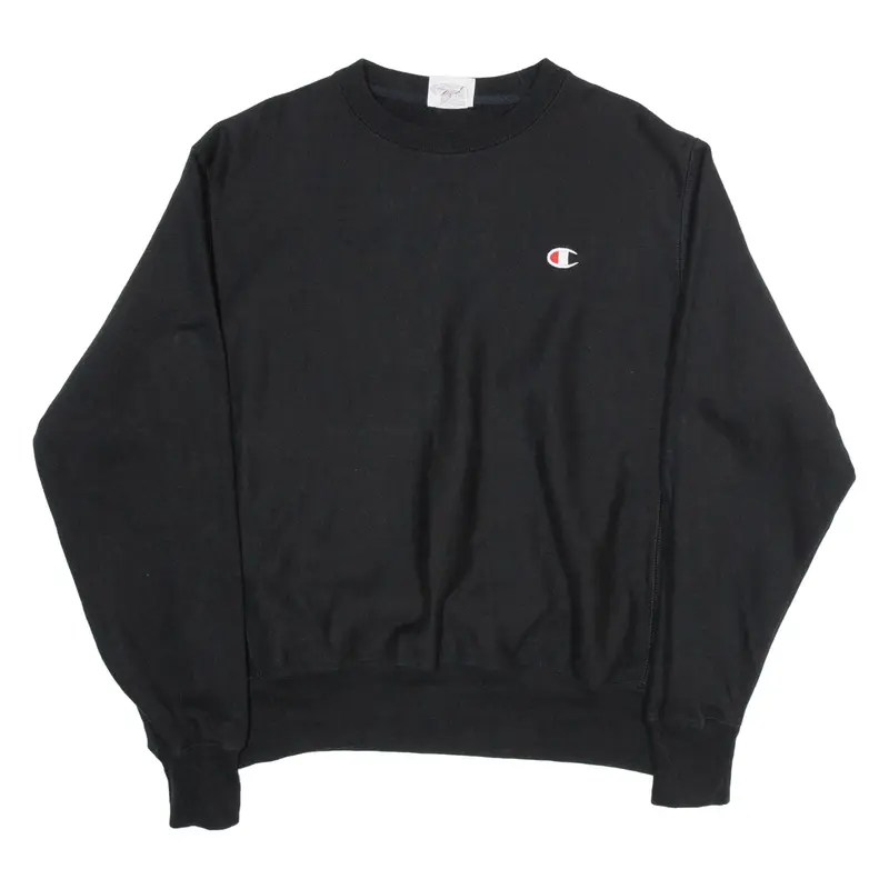 CHAMPION REVERSE WEAVE Womens Sweatshirt Black M