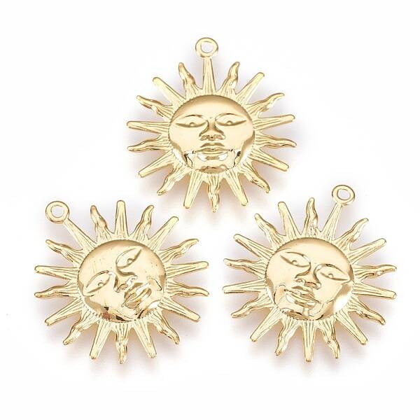 Rack Plating Brass Pendants