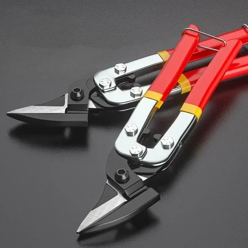Industrial Grade Iron Shears Tool, Multipurpose Tin Snips, Heavy Duty Scissor, Precision and Safety Tin Snips, Shears for Cut...