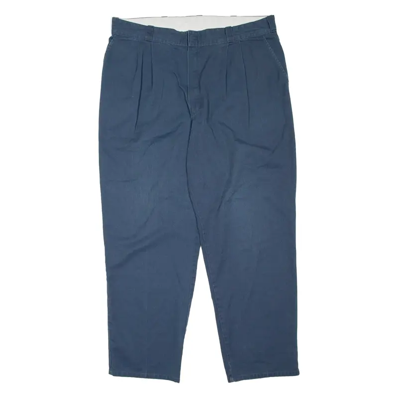 DICKIES Mens Trousers Blue Regular Tapered W40 L31