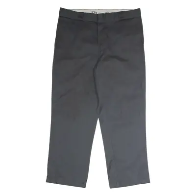 DICKIES 874 Workwear Mens Twill Trousers Grey Classic Straight W38 L29