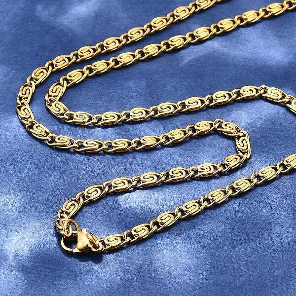 304 Stainless Steel Lumachina Chain Necklaces