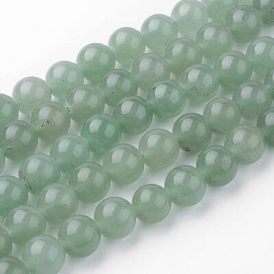 Natural Green Aventurine Bead Strands