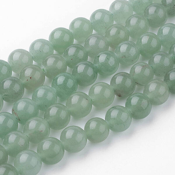 Natural Green Aventurine Bead Strands