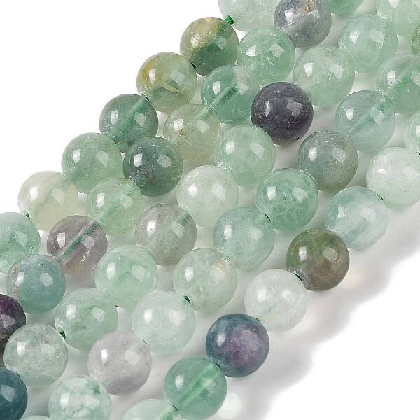 Natural Fluorite Beads Strands