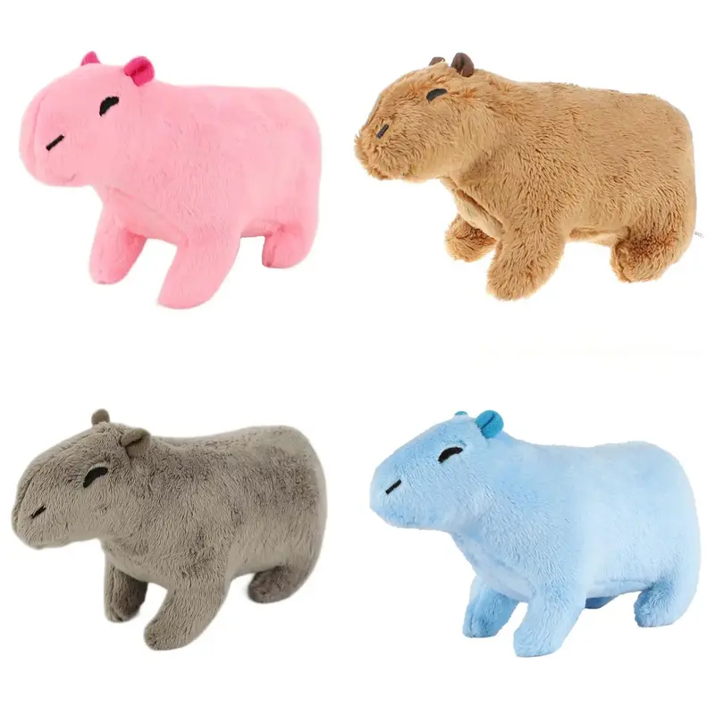 Capybara Plush Toy, Fluffy Capybara Doll, Soft Stuffed Pillow for Birthday Gift, Soft Capybara Plushie Stuffed Plushies Toy f...