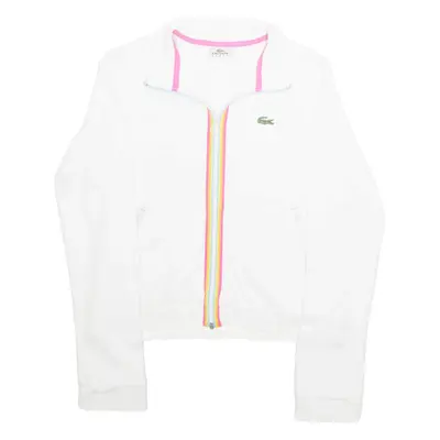 LACOSTE Womens Track Jacket White XS