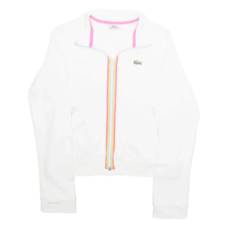LACOSTE Womens Track Jacket White XS