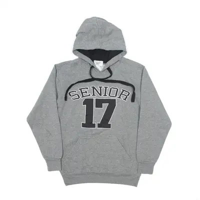 JOSTONS Senior 17 Hoodie Grey Pullover Mens S