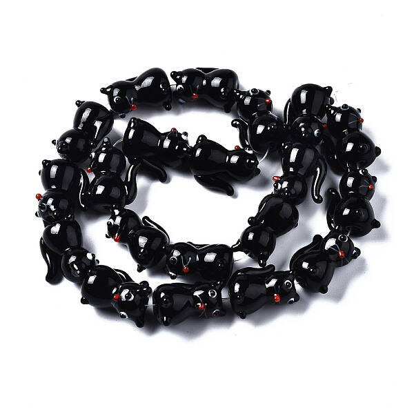 Handmade Bumpy Lampwork Beads Strands