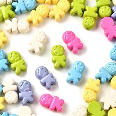 Opaque Acrylic Beads