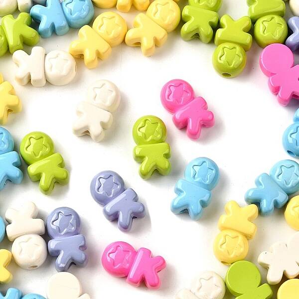 Opaque Acrylic Beads