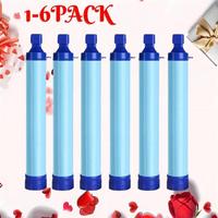 Outdoor Water Filter, Straw Water Filter, Emergency Survival Water Purifier for Prepper Emergency Equipment Hiking Camping, C...