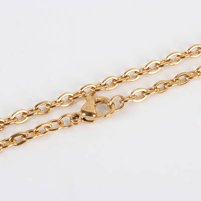 304 Stainless Steel Cable Chain Necklace Making