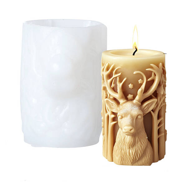 Christmas DIY Silicone Candle Molds