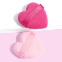 MAANGE Heart Shaped Powder Puff, 2/10pcs Soft Makeup Sponge Puff for Liquid Foundation, Loose Powder, Body Powder, Cream, Bl...