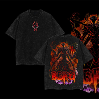 [COLLECTION] Beru, Igris, Tusk, Tank, Iron Solo Leveling Vintage Oversized Washed Tee, Unisex Anime Merch Heavyweight Cotton ...