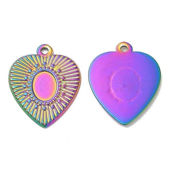 Ion Plating(IP) 304 Stainless Steel Pendant Cabochon Settings