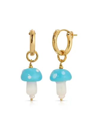 Botanik Hoops | Shade: Light Blue | Metal Color: Gold