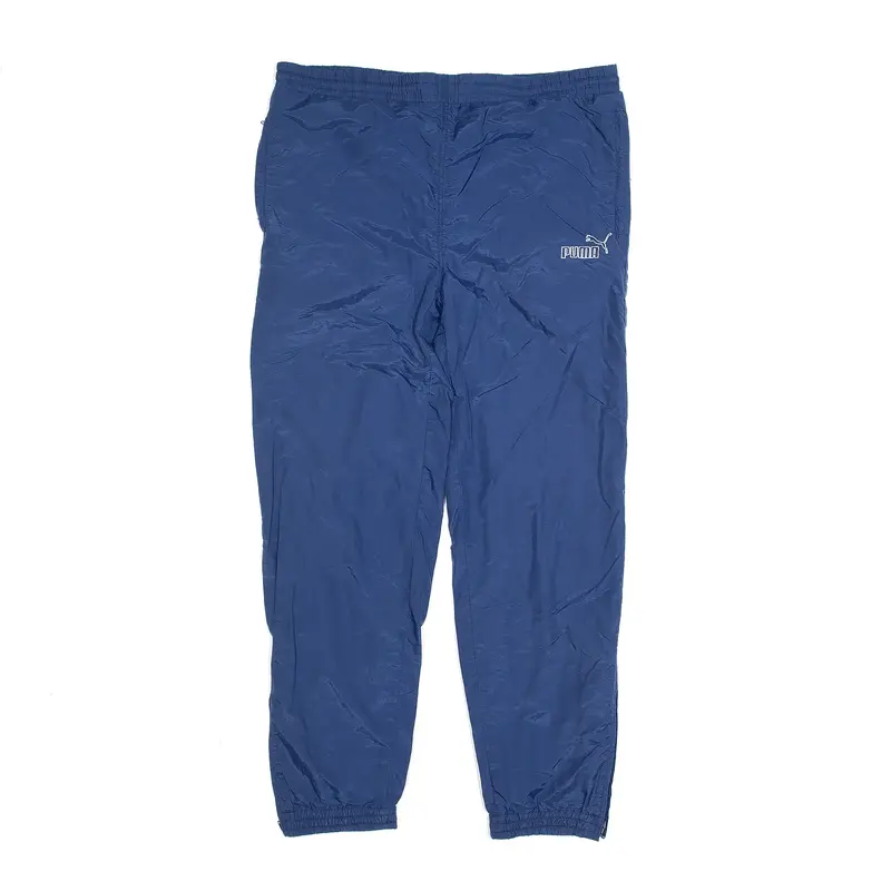 PUMA Sports Blue Regular Straight Track Pants Boys L W34 L28